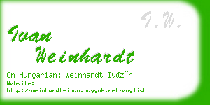 ivan weinhardt business card